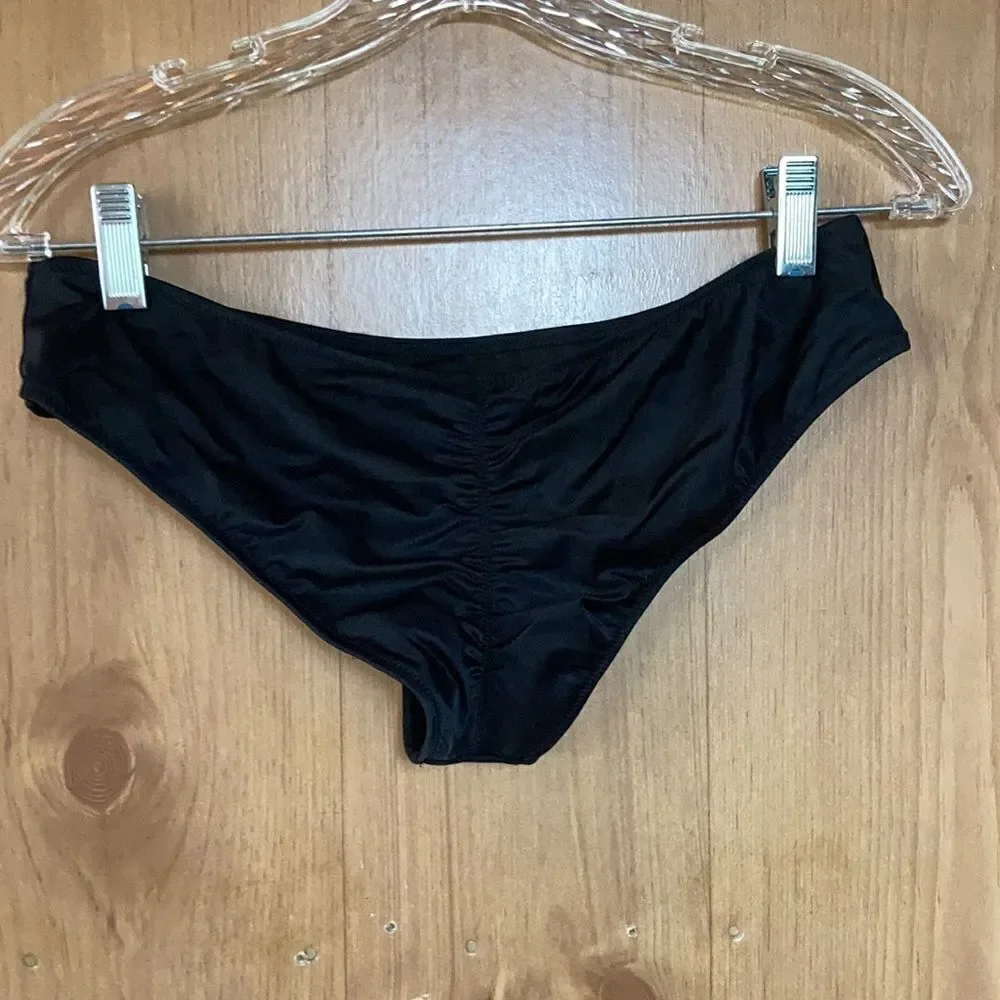 Ruched Back Swim Bottoms, No Tag/Label, fits S
